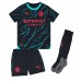 Camiseta Manchester City Erling Haaland #9 Tercera Equipación Replica 2023-24 para niños mangas cortas (+ Pantalones cortos)